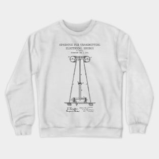 TESLA ENERGY TRANSMITTER Crewneck Sweatshirt